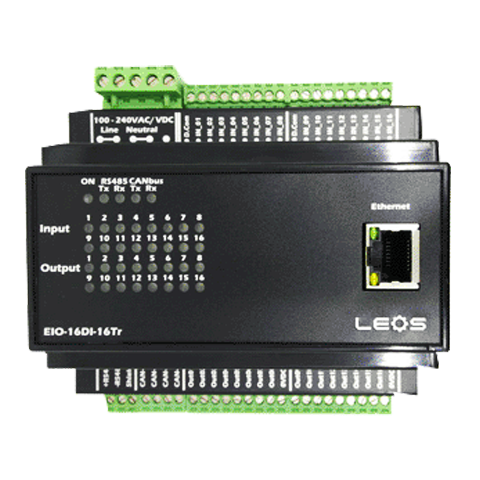 Ethernet I/O 16 Input 16 Output Transistor